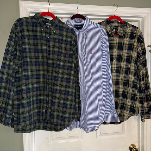 Ralph Lauren Other - Ralph Lauren Blue Label Plaid and Striped Shirt Set